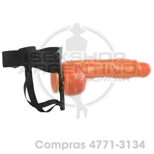 - Arnes Simple Con Protesis Realistica - AR-701-4 - Arnes Simple Con Protesis Realistica