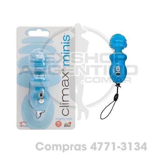 - Estimulador de clítoris cabezal móvil celeste Bullet Clímax - BU1070023 - Estimulador de clítoris cabezal móvil celeste Bullet Clímax