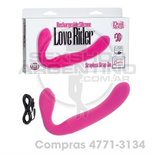 - Vibro sólido para doble penetración femenina USB - BUSE-1499-55 - Vibro sólido para doble penetración femenina USB