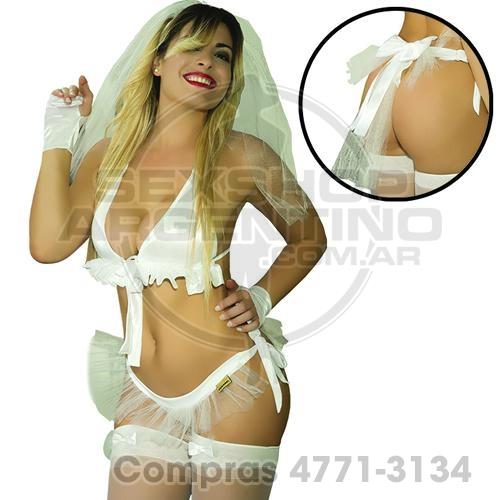 - Disfraz novia Hot - C038FT - Disfraz novia Hot