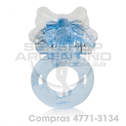 - Anillo vibrador con estimulador mini Mariposa - IMA215 - Anillo vibrador con estimulador mini Mariposa