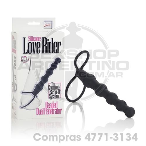 - Dilatador anal con anillo peneano para doble penetración - IMA384 - Dilatador anal con anillo peneano para doble penetración