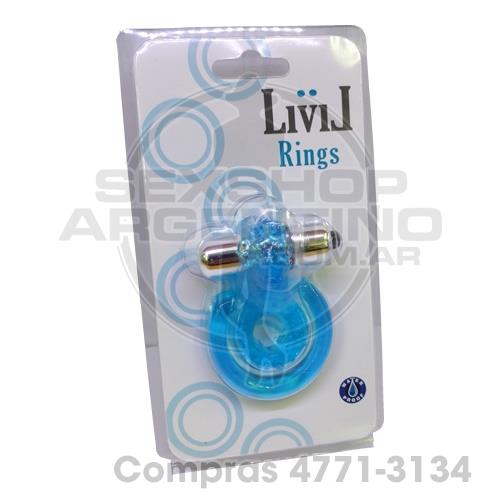 - Livil Anillo Doble Toro - LV-1950-5 - Livil Anillo Doble Toro