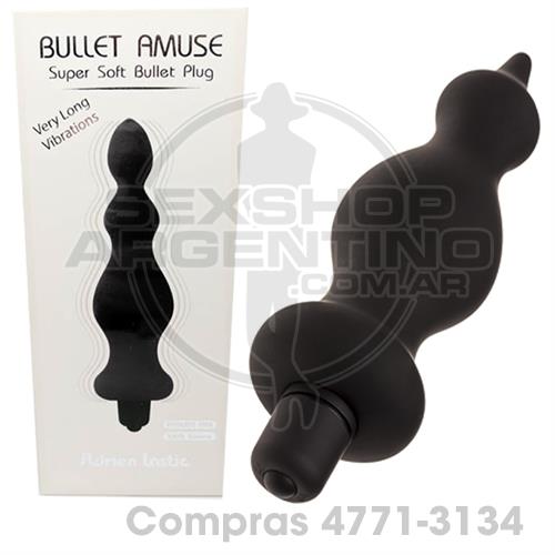 - Amuse Estimulador anal Negro - SS-AD-20309 - Amuse Estimulador anal Negro