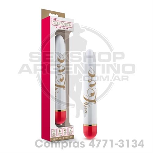 - Vibrador de 7 pulgadas rigido rojo - SS-BL-14008 - Vibrador de 7 pulgadas rigido rojo