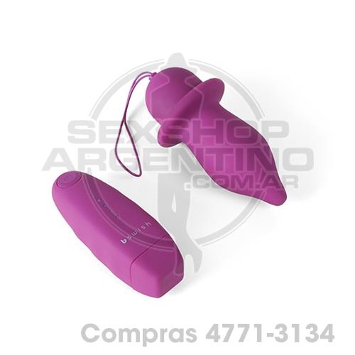 - Vibrador anal inalámbrico satinado suave - SS-BW-0705 - Vibrador anal inalámbrico satinado suave