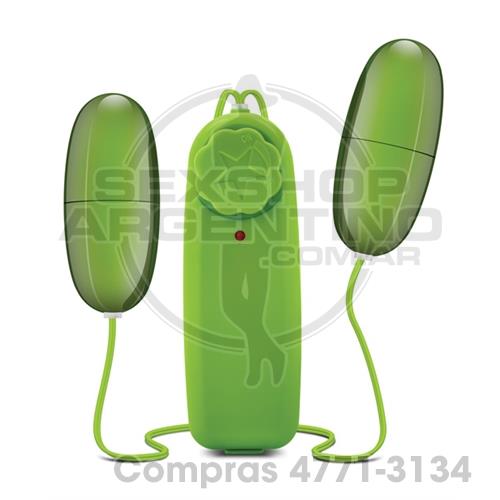 - Bala vibradora doble con control remoto sumergible - SS-ED-25522 - Bala vibradora doble con control remoto sumergible
