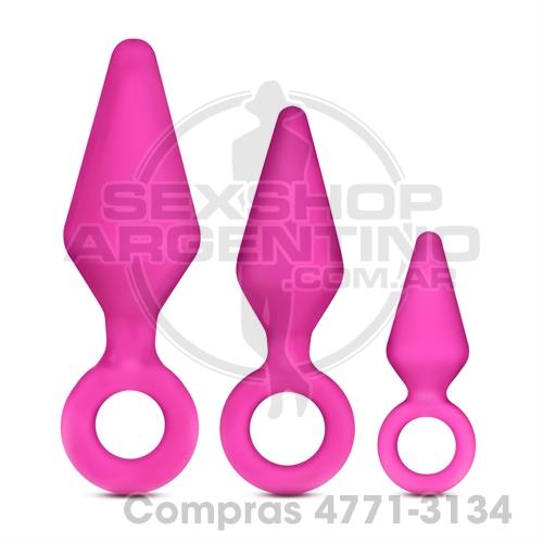 - Kit de 3 plugs anales - SS-ED-310180 - Kit de 3 plugs anales