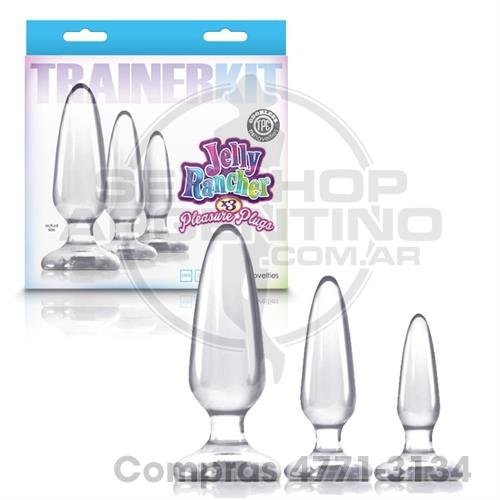 - Kit de plugs anales transparentes - SS-NO-0435-21 - Kit de plugs anales transparentes