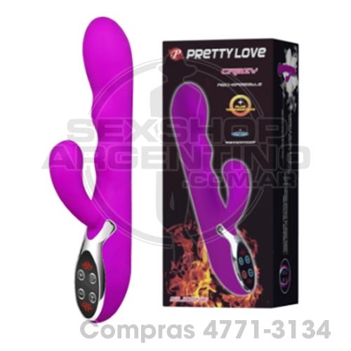 - Vibrador 2 motores, toma 45 grados de temperatura. Recarga USB - SS-PL-014109 - Vibrador 2 motores, toma 45 grados de temperatura. Recarga USB