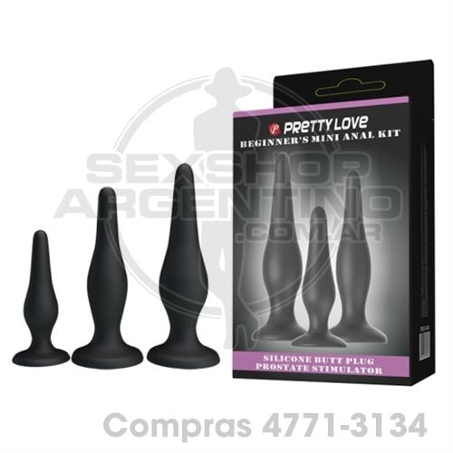 - Kit de plugs anales de distinta medida - SS-PL-014456 - Kit de plugs anales de distinta medida