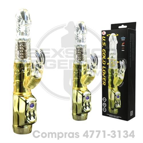 - Vibrador rotativo con estimulador de clitoris y velocidad regulable - SS-PL-037203 - Vibrador rotativo con estimulador de clitoris y velocidad regulable