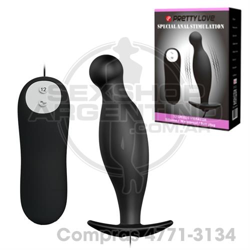 - Vibrador anal con 12 velocidades de estimulación - SS-PL-040036 - Vibrador anal con 12 velocidades de estimulación