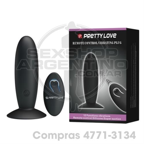 - Dilatador anal liso con control remoto y carga USB - SS-PL-040045 - Dilatador anal liso con control remoto y carga USB