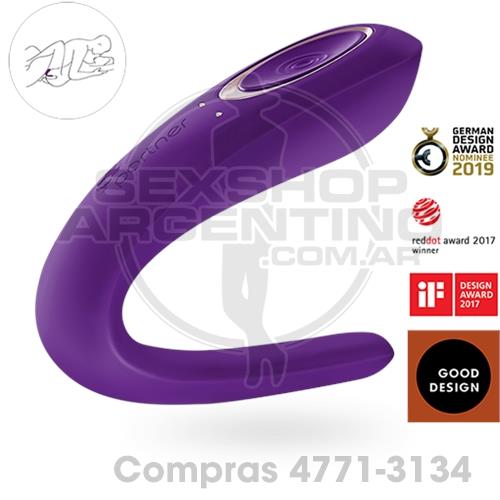 - Doble estimulador para parejas 10 velocidades con carga USB - SS-SA-5009 - Doble estimulador para parejas 10 velocidades con carga USB