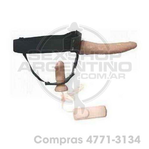 - Arnes Doble Penetracion Interna Externa Con Vibrador