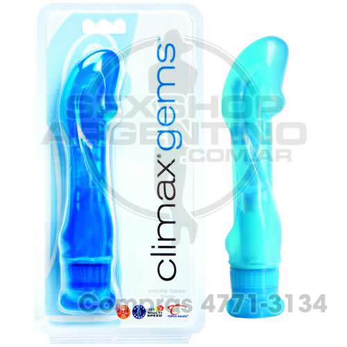 - Clímax Gems con Vibro y Vertebrado Azul