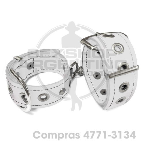- Esposas Premium Finas Con Cadena En Blancas