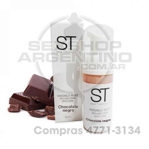 - Mousse Para sexo oral Chocolate Negro - Mousse Para sexo oral Chocolate Negro