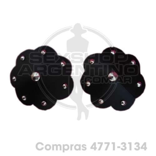 - Pezonera de cuero negra