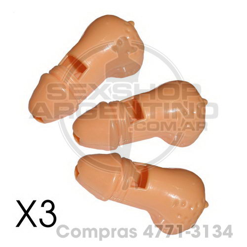 - Silvato Pene X3 Unidades - Silvato Pene X3 Unidades