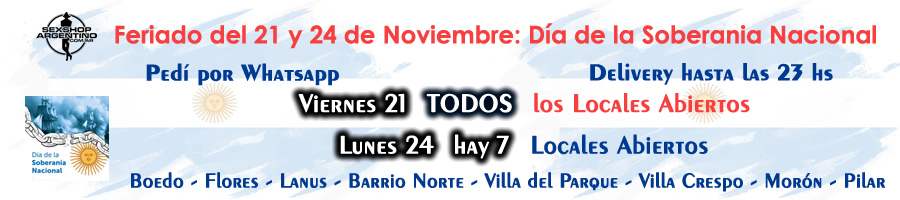 Feriado - Sexshop Argentino 0810-444-6969